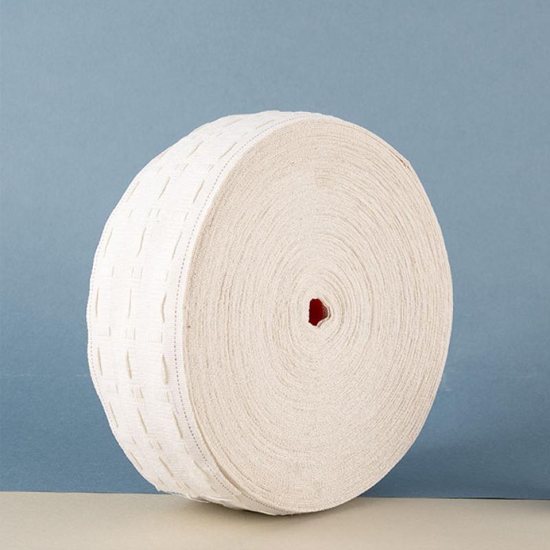 3 ropes Pleated Curtain Tape White color