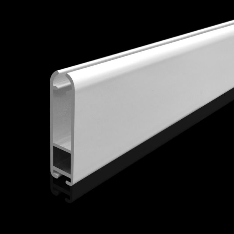 Powder Coated White Aluminium Roller Blind Bottom Rail