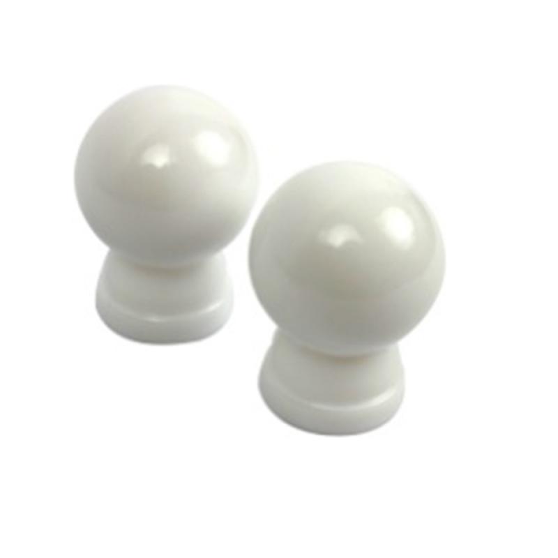 Decorative Ball Curtain Rod End 16mm Finial