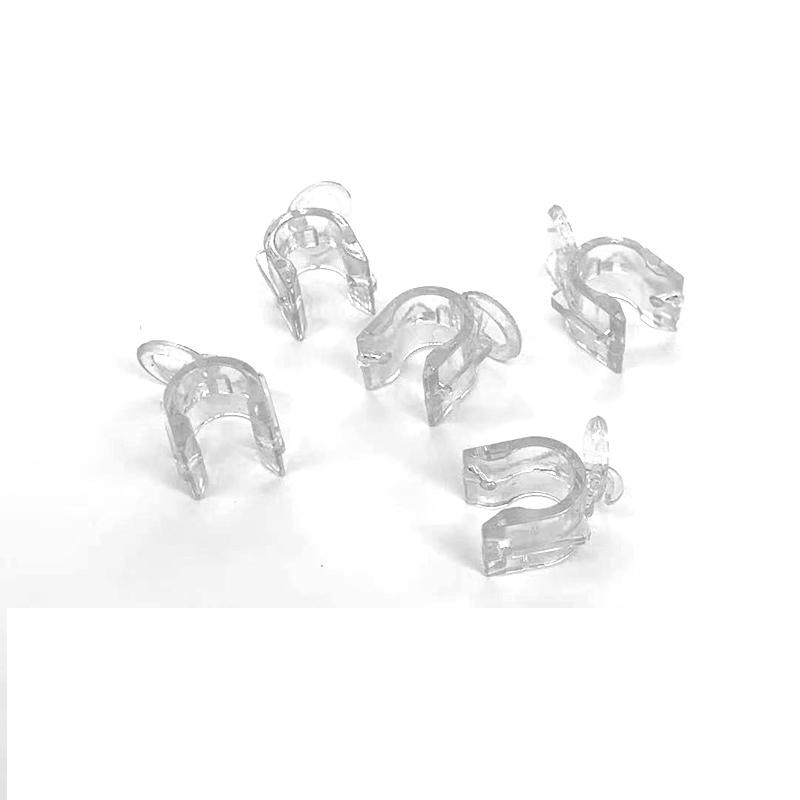 Plastic Ring Clips -10mm Clear color