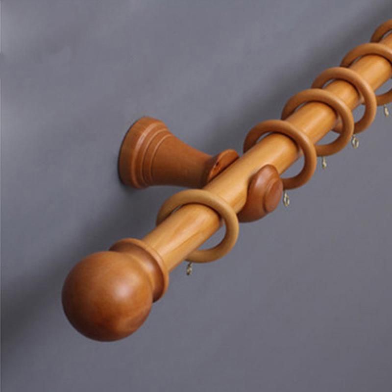 Wooden Curtain Rod 19mm/28mm/35mm