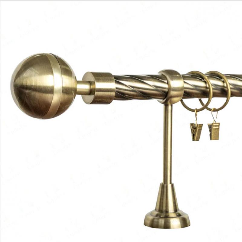 Twist Metal Curtain Pole 