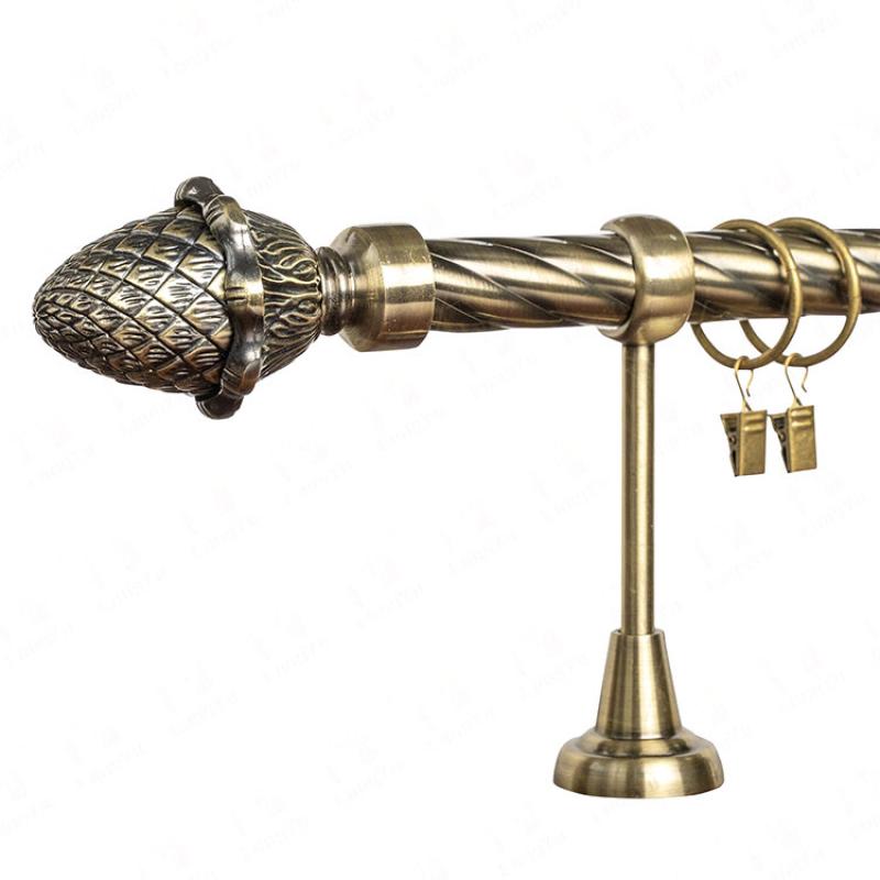 Twist Metal Curtain Pole 